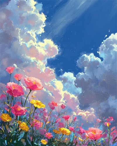 1500 Teile Puzzles für Erwachsene, Impossible Jigsaw Puzzles, Clevere Rätsel, Spaß Herausforderndes Puzzle mit Himmel Blumen Wolken-Motiv 1500 Teile Puzzles für Erwachsene, Impossible Jigsaw Puzzles, Clevere Rätsel, Spaß Herausforderndes Puzzle mit Himmel Blumen Wolken-Motiv von Tainrun