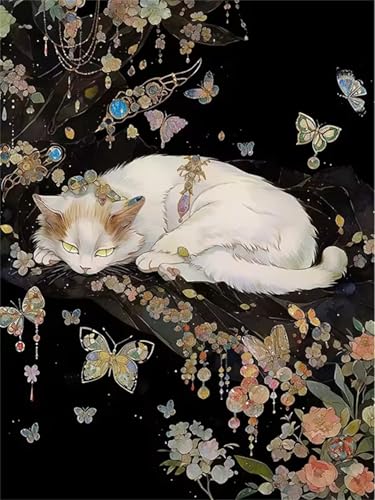 1500 Teile Puzzles für Erwachsene, Impossible Jigsaw Puzzles, Clevere Rätsel, Spaß Herausforderndes Puzzle mit Katzen-Landschaft-Motiv von Tainrun