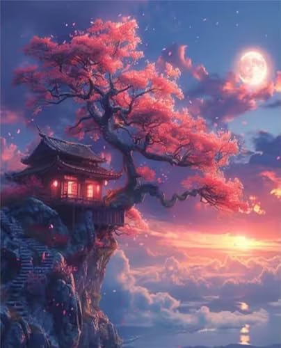 1500 Teile Puzzles für Erwachsene, Impossible Jigsaw Puzzles, Clevere Rätsel, Spaß Herausforderndes Puzzle mit Klippenhaus Wolke-Motiv 1500 Teile Puzzles für Erwachsene, Impossible Jigsaw Puzzles, Clevere Rätsel, Spaß Herausforderndes Puzzle mit Klippenhaus Wolke-Motiv von Tainrun