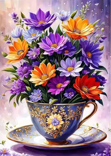 1500 Teile Puzzles für Erwachsene, Impossible Jigsaw Puzzles, Clevere Rätsel, Spaß Herausforderndes Puzzle mit Lila Teetasse-Motiv 1500 Teile Puzzles für Erwachsene, Impossible Jigsaw Puzzles, Clevere Rätsel, Spaß Herausforderndes Puzzle mit Lila Teetasse-Motiv von Tainrun