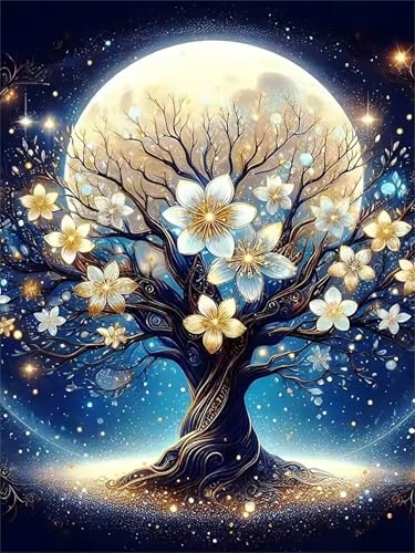1500 Teile Puzzles für Erwachsene, Impossible Jigsaw Puzzles, Clevere Rätsel, Spaß Herausforderndes Puzzle mit Mondbaum-Motiv 1500 Teile Puzzles für Erwachsene, Impossible Jigsaw Puzzles, Clevere Rätsel, Spaß Herausforderndes Puzzle mit Mondbaum-Motiv von Tainrun