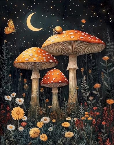 1500 Teile Puzzles für Erwachsene, Impossible Jigsaw Puzzles, Clevere Rätsel, Spaß Herausforderndes Puzzle mit Mondschein-Nachtpilze-Motiv 1500 Teile Puzzles für Erwachsene, Impossible Jigsaw Puzzles, Clevere Rätsel, Spaß Herausforderndes Puzzle mit Mondschein-Nachtpilze-Motiv von Tainrun