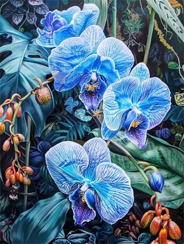 1500 Teile Puzzles für Erwachsene, Impossible Jigsaw Puzzles, Clevere Rätsel, Spaß Herausforderndes Puzzle mit Pflanze Blaue Blume-Motiv 1500 Teile Puzzles für Erwachsene, Impossible Jigsaw Puzzles, Clevere Rätsel, Spaß Herausforderndes Puzzle mit Pflanze Blaue Blume-Motiv von Tainrun