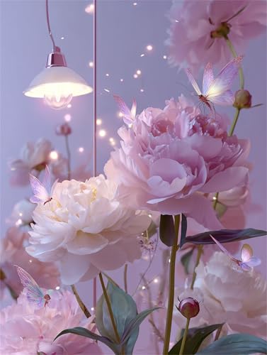 1500 Teile Puzzles für Erwachsene, Impossible Jigsaw Puzzles, Clevere Rätsel, Spaß Herausforderndes Puzzle mit Rosa Pfingstrosen-Motiv 1500 Teile Puzzles für Erwachsene, Impossible Jigsaw Puzzles, Clevere Rätsel, Spaß Herausforderndes Puzzle mit Rosa Pfingstrosen-Motiv von Tainrun