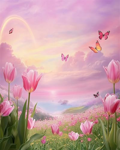 1500 Teile Puzzles für Erwachsene, Impossible Jigsaw Puzzles, Clevere Rätsel, Spaß Herausforderndes Puzzle mit Rosa Wunderland Tulpen-Motiv 1500 Teile Puzzles für Erwachsene, Impossible Jigsaw Puzzles, Clevere Rätsel, Spaß Herausforderndes Puzzle mit Rosa Wunderland Tulpen-Motiv von Tainrun