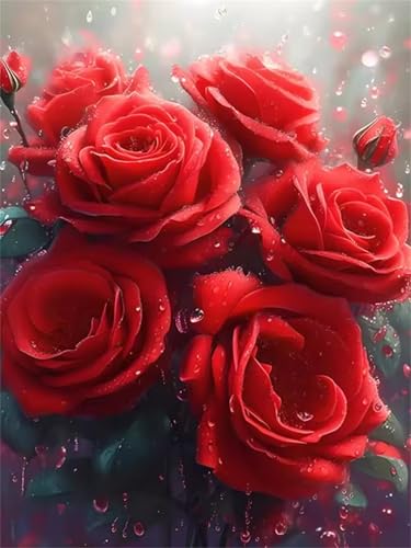 1500 Teile Puzzles für Erwachsene, Impossible Jigsaw Puzzles, Clevere Rätsel, Spaß Herausforderndes Puzzle mit Rosenrot-Motiv 1500 Teile Puzzles für Erwachsene, Impossible Jigsaw Puzzles, Clevere Rätsel, Spaß Herausforderndes Puzzle mit Rosenrot-Motiv von Tainrun