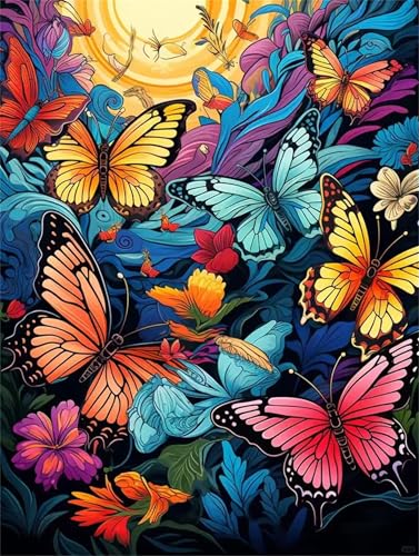 1500 Teile Puzzles für Erwachsene, Impossible Jigsaw Puzzles, Clevere Rätsel, Spaß Herausforderndes Puzzle mit Schmetterlings-Muster-Motiv 1500 Teile Puzzles für Erwachsene, Impossible Jigsaw Puzzles, Clevere Rätsel, Spaß Herausforderndes Puzzle mit Schmetterlings-Muster-Motiv von Tainrun