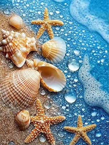 1500 Teile Puzzles für Erwachsene, Impossible Jigsaw Puzzles, Clevere Rätsel, Spaß Herausforderndes Puzzle mit Seestern-Muschelmeer-Motiv 1500 Teile Puzzles für Erwachsene, Impossible Jigsaw Puzzles, Clevere Rätsel, Spaß Herausforderndes Puzzle mit Seestern-Muschelmeer-Motiv von Tainrun