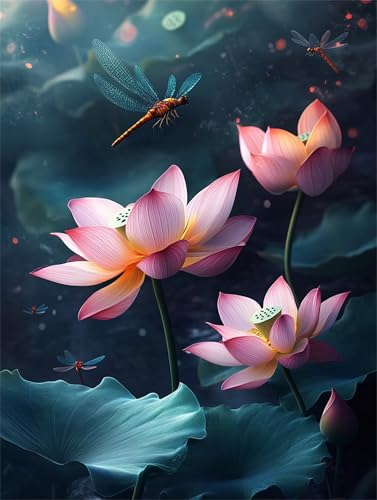 1500 Teile Puzzles für Erwachsene, Impossible Jigsaw Puzzles, Clevere Rätsel, Spaß Herausforderndes Puzzle mit Sommer Lotus Blätter-Motiv 1500 Teile Puzzles für Erwachsene, Impossible Jigsaw Puzzles, Clevere Rätsel, Spaß Herausforderndes Puzzle mit Sommer Lotus Blätter-Motiv von Tainrun