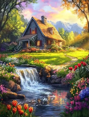 1500 Teile Puzzles für Erwachsene, Impossible Jigsaw Puzzles, Clevere Rätsel, Spaß Herausforderndes Puzzle mit Sonniges Rasenhaus-Motiv 1500 Teile Puzzles für Erwachsene, Impossible Jigsaw Puzzles, Clevere Rätsel, Spaß Herausforderndes Puzzle mit Sonniges Rasenhaus-Motiv von Tainrun