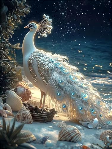 1500 Teile Puzzles für Erwachsene, Impossible Jigsaw Puzzles, Clevere Rätsel, Spaß Herausforderndes Puzzle mit Strand Pfau-Motiv 1500 Teile Puzzles für Erwachsene, Impossible Jigsaw Puzzles, Clevere Rätsel, Spaß Herausforderndes Puzzle mit Strand Pfau-Motiv von Tainrun