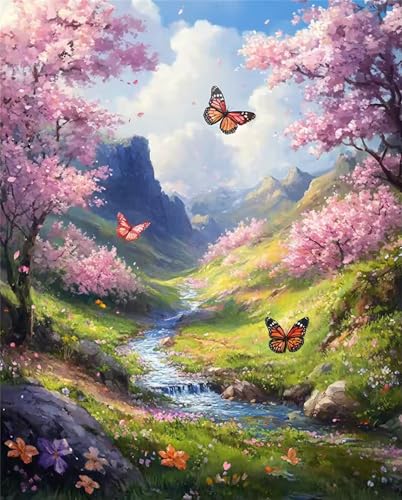 200 Teile Puzzles für Erwachsene, Impossible Jigsaw Puzzles, Clevere Rätsel, Spaß Herausforderndes Puzzle mit Bach Rasen Baum-Motiv von Tainrun