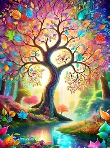 200 Teile Puzzles für Erwachsene, Impossible Jigsaw Puzzles, Clevere Rätsel, Spaß Herausforderndes Puzzle mit Blattbaum aus dem See-Motiv von Tainrun