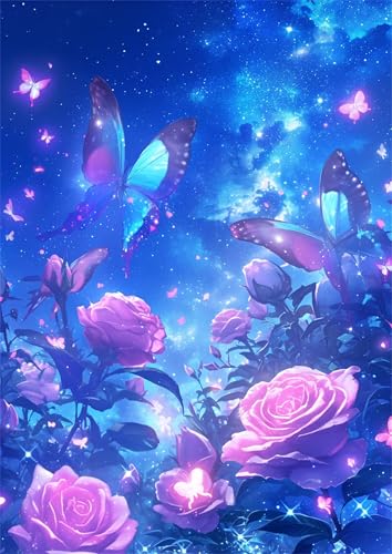 200 Teile Puzzles für Erwachsene, Impossible Jigsaw Puzzles, Clevere Rätsel, Spaß Herausforderndes Puzzle mit Dream Sky Rose-Motiv von Tainrun