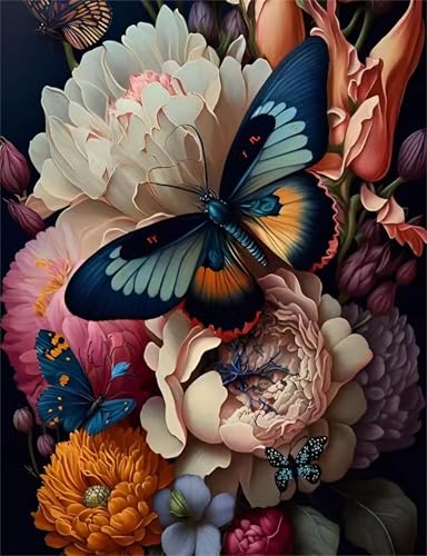 200 Teile Puzzles für Erwachsene, Impossible Jigsaw Puzzles, Clevere Rätsel, Spaß Herausforderndes Puzzle mit Europäische Blumen-Motiv von Tainrun