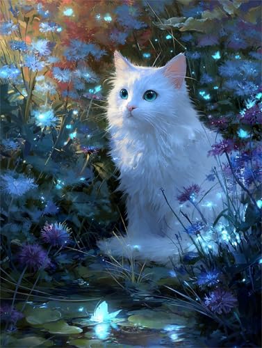 200 Teile Puzzles für Erwachsene, Impossible Jigsaw Puzzles, Clevere Rätsel, Spaß Herausforderndes Puzzle mit Glühwürmchen Katzensee-Motiv von Tainrun