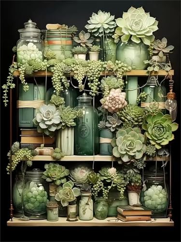 200 Teile Puzzles für Erwachsene, Impossible Jigsaw Puzzles, Clevere Rätsel, Spaß Herausforderndes Puzzle mit Grüne Sukkulenten-Motiv 200 Teile Puzzles für Erwachsene, Impossible Jigsaw Puzzles, Clevere Rätsel, Spaß Herausforderndes Puzzle mit Grüne Sukkulenten-Motiv von Tainrun