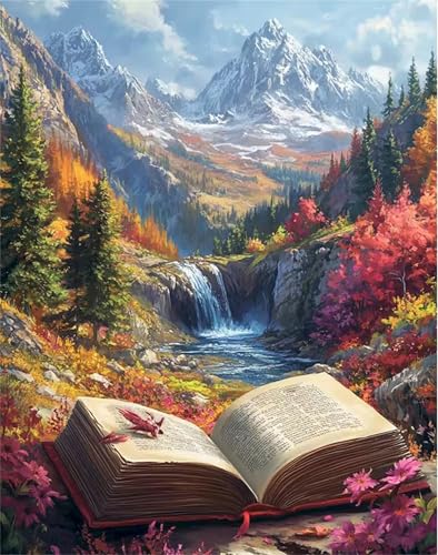 200 Teile Puzzles für Erwachsene, Impossible Jigsaw Puzzles, Clevere Rätsel, Spaß Herausforderndes Puzzle mit Herbstliche Landschaftsbäume-Motiv von Tainrun