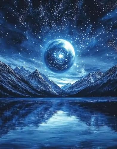 200 Teile Puzzles für Erwachsene, Impossible Jigsaw Puzzles, Clevere Rätsel, Spaß Herausforderndes Puzzle mit Himmel Mond-Motiv von Tainrun