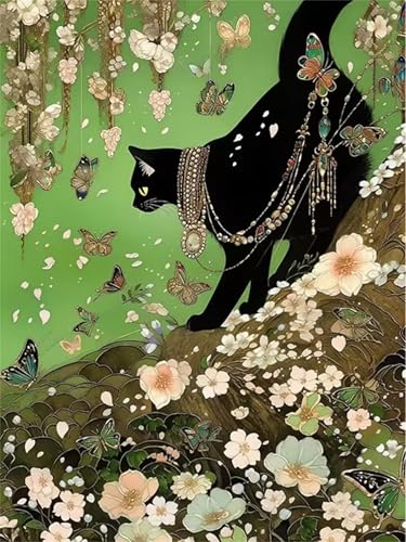 200 Teile Puzzles für Erwachsene, Impossible Jigsaw Puzzles, Clevere Rätsel, Spaß Herausforderndes Puzzle mit Katze Halskette-Motiv von Tainrun