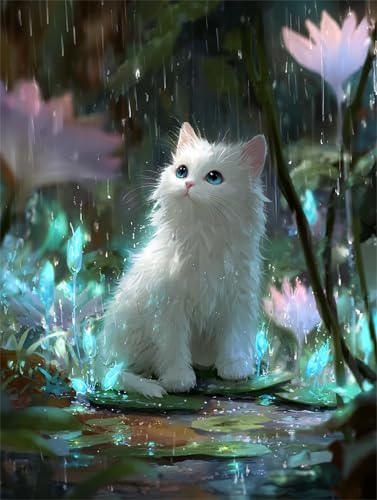 200 Teile Puzzles für Erwachsene, Impossible Jigsaw Puzzles, Clevere Rätsel, Spaß Herausforderndes Puzzle mit Katze Rainy Night-Motiv 200 Teile Puzzles für Erwachsene, Impossible Jigsaw Puzzles, Clevere Rätsel, Spaß Herausforderndes Puzzle mit Katze Rainy Night-Motiv von Tainrun