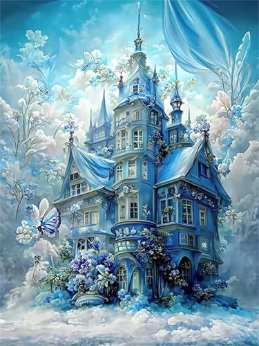 200 Teile Puzzles für Erwachsene, Impossible Jigsaw Puzzles, Clevere Rätsel, Spaß Herausforderndes Puzzle mit Märchenhafte Villa-Motiv von Tainrun
