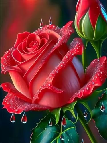 200 Teile Puzzles für Erwachsene, Impossible Jigsaw Puzzles, Clevere Rätsel, Spaß Herausforderndes Puzzle mit Saftige Rose-Motiv von Tainrun