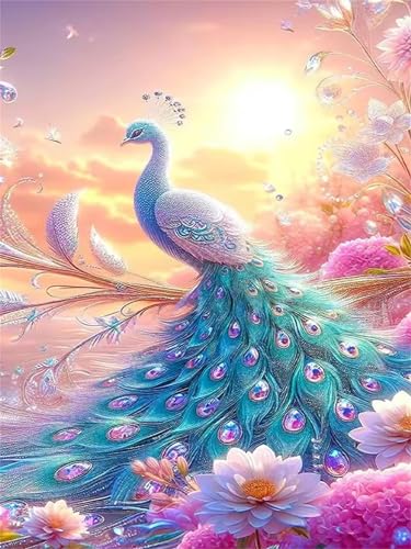 200 Teile Puzzles für Erwachsene, Impossible Jigsaw Puzzles, Clevere Rätsel, Spaß Herausforderndes Puzzle mit Sonnenuntergang Pfau-Motiv von Tainrun
