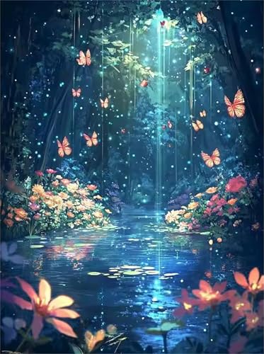 200 Teile Puzzles für Erwachsene, Impossible Jigsaw Puzzles, Clevere Rätsel, Spaß Herausforderndes Puzzle mit Woods Teich-Motiv von Tainrun
