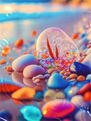 60 Teile Puzzles für Erwachsene, Impossible Jigsaw Puzzles, Clevere Rätsel, Spaß Herausforderndes Puzzle mit Felsen an der Küste-Motiv von Tainrun