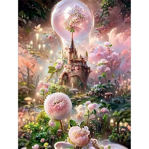60 Teile Puzzles für Erwachsene, Impossible Jigsaw Puzzles, Clevere Rätsel, Spaß Herausforderndes Puzzle mit Märchenland Blumenschloss-Motiv 60 Teile Puzzles für Erwachsene, Impossible Jigsaw Puzzles, Clevere Rätsel, Spaß Herausforderndes Puzzle mit Märchenland Blumenschloss-Motiv von Tainrun