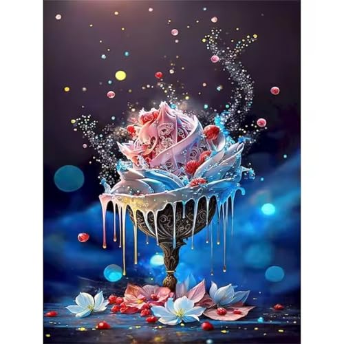 700 Teile Puzzles für Erwachsene, Impossible Jigsaw Puzzles, Clevere Rätsel, Spaß Herausforderndes Puzzle mit Blüten-EIS-Motiv 700 Teile Puzzles für Erwachsene, Impossible Jigsaw Puzzles, Clevere Rätsel, Spaß Herausforderndes Puzzle mit Blüten-EIS-Motiv von Tainrun