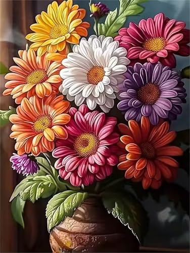 700 Teile Puzzles für Erwachsene, Impossible Jigsaw Puzzles, Clevere Rätsel, Spaß Herausforderndes Puzzle mit Bunte Gänseblümchen-Motiv von Tainrun