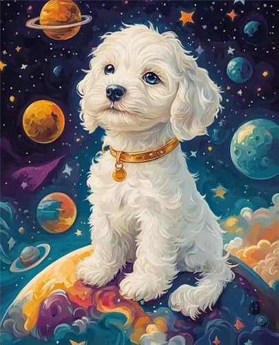 700 Teile Puzzles für Erwachsene, Impossible Jigsaw Puzzles, Clevere Rätsel, Spaß Herausforderndes Puzzle mit Kosmischer Hund-Motiv 700 Teile Puzzles für Erwachsene, Impossible Jigsaw Puzzles, Clevere Rätsel, Spaß Herausforderndes Puzzle mit Kosmischer Hund-Motiv von Tainrun
