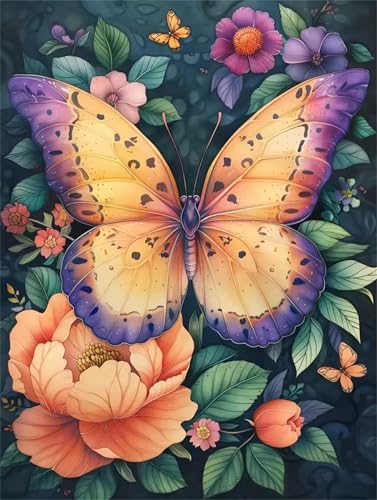 700 Teile Puzzles für Erwachsene, Impossible Jigsaw Puzzles, Clevere Rätsel, Spaß Herausforderndes Puzzle mit Pflanze Schmetterling-Motiv von Tainrun