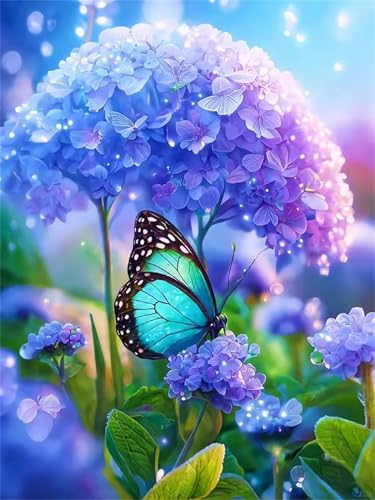 700 Teile Puzzles für Erwachsene, Impossible Jigsaw Puzzles, Clevere Rätsel, Spaß Herausforderndes Puzzle mit Schmetterling Blumen-Motiv von Tainrun