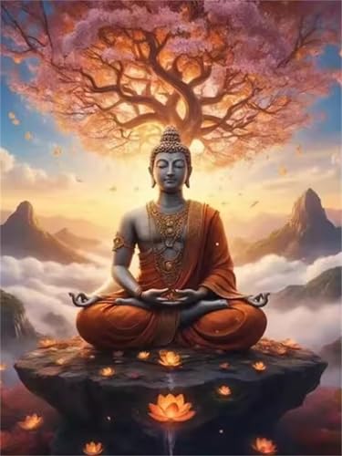 Buddha-Baum Jigsaw Puzzles for Adults 120 Jigsaw Puzzles Adults,120 Pieces Puzzle Educational Challenge Toy Games Beautiful Home Decoration Puzzle von Tainrun