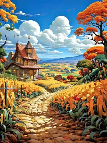 Herbstliche Natur Jigsaw Puzzles for Adults 1500 Jigsaw Puzzles Adults,1500 Pieces Puzzle Educational Challenge Toy Games Beautiful Home Decoration Puzzle von Tainrun