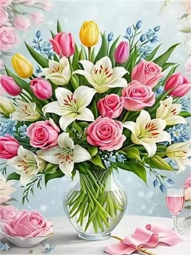 Lily Rose Jigsaw Puzzles for Adults 120 Jigsaw Puzzles Adults,120 Pieces Puzzle Educational Challenge Toy Games Beautiful Home Decoration Puzzle von Tainrun