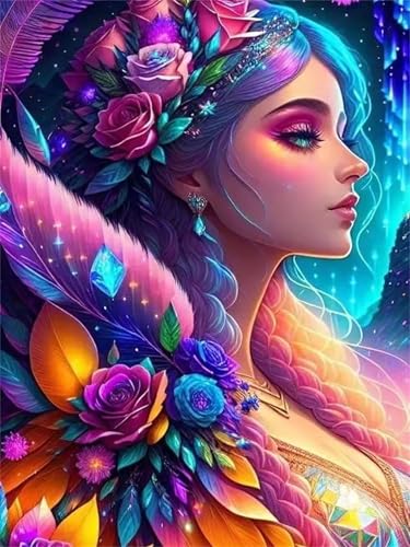 Magie der Dame Jigsaw Puzzles for Adults 700 Jigsaw Puzzles Adults,700 Pieces Puzzle Educational Challenge Toy Games Beautiful Home Decoration Puzzle von Tainrun