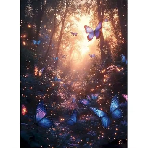 Morgendlicher Schmetterling Jigsaw Puzzles for Adults 1500 Jigsaw Puzzles Adults,1500 Pieces Puzzle Educational Challenge Toy Games Beautiful Home Decoration Puzzle von Tainrun