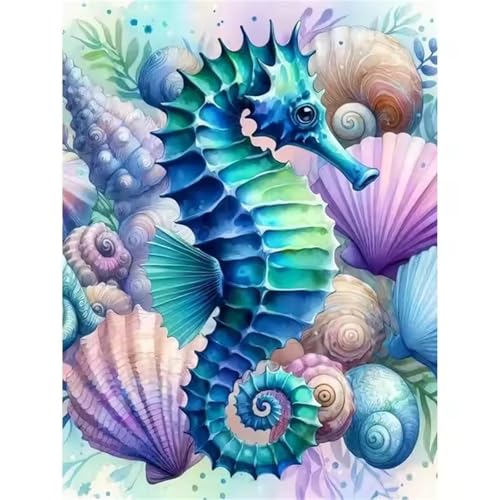 Muschel-Seepferdchen Jigsaw Puzzles for Adults 120 Jigsaw Puzzles Adults,120 Pieces Puzzle Educational Challenge Toy Games Beautiful Home Decoration Puzzle von Tainrun