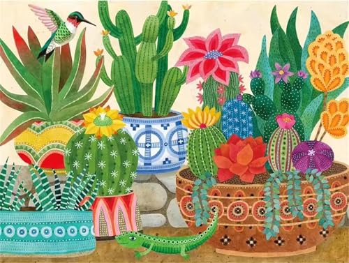 Plant Cactus Jigsaw Puzzles for Adults 120 Jigsaw Puzzles Adults,120 Pieces Puzzle Educational Challenge Toy Games Beautiful Home Decoration Puzzle von Tainrun