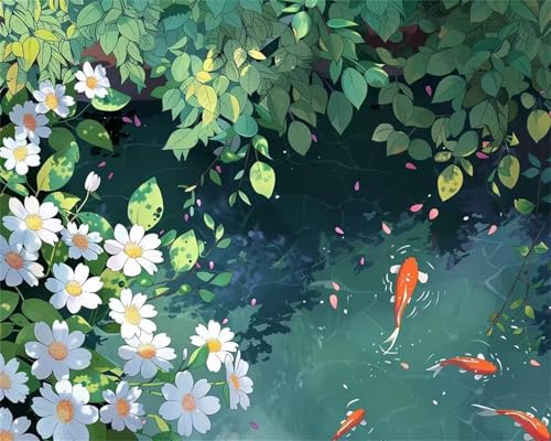 Puzzle 1000 Teile,Puzzles für Erwachsene Grüner Teich,EIN Herausforderndes Rätsel,puzzlespiele für Die Ganze Familie,Geschenke für Erwachsene und Kinder von Tainrun