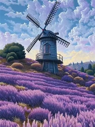 Puzzle 1000 Teile,Puzzles für Erwachsene Windmill Cloud,EIN Herausforderndes Rätsel,puzzlespiele für Die Ganze Familie,Geschenke für Erwachsene und Kinder von Tainrun