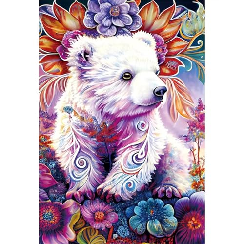 Puzzle 1000 Teile Erwachsene,Puzzle für Erwachsene und Kinder 1000 Teile,Gehirn-Herausforderung,Puzzles Pädagogisches Spiel,Puzzles mit Bärengarten-Motiv von Tainrun