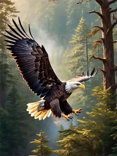 Puzzle 1000 Teile Erwachsene,Puzzle für Erwachsene und Kinder 1000 Teile,Gehirn-Herausforderung,Puzzles Pädagogisches Spiel,Puzzles mit Baum-Adler-Motiv von Tainrun