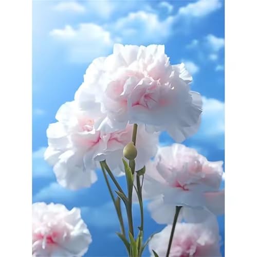 Puzzle 1000 Teile Erwachsene,Puzzle für Erwachsene und Kinder 1000 Teile,Gehirn-Herausforderung,Puzzles Pädagogisches Spiel,Puzzles mit Blauer Himmel Blume-Motiv von Tainrun