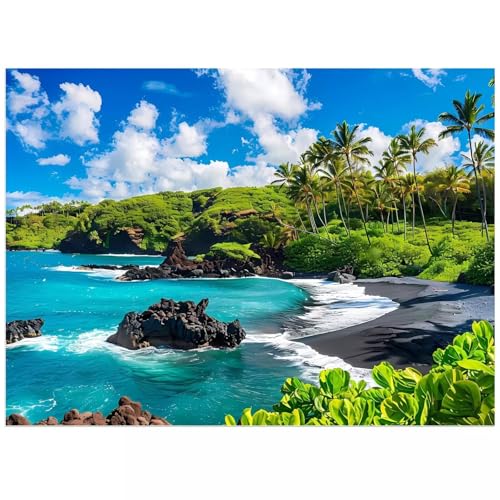 Puzzle 1000 Teile Erwachsene,Puzzle für Erwachsene und Kinder 1000 Teile,Gehirn-Herausforderung,Puzzles Pädagogisches Spiel,Puzzles mit Blick auf das Meer-Motiv von Tainrun