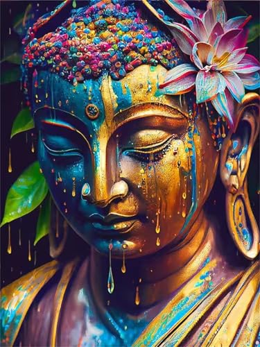 Puzzle 1000 Teile Erwachsene,Puzzle für Erwachsene und Kinder 1000 Teile,Gehirn-Herausforderung,Puzzles Pädagogisches Spiel,Puzzles mit Bunter Buddha-Motiv von Tainrun